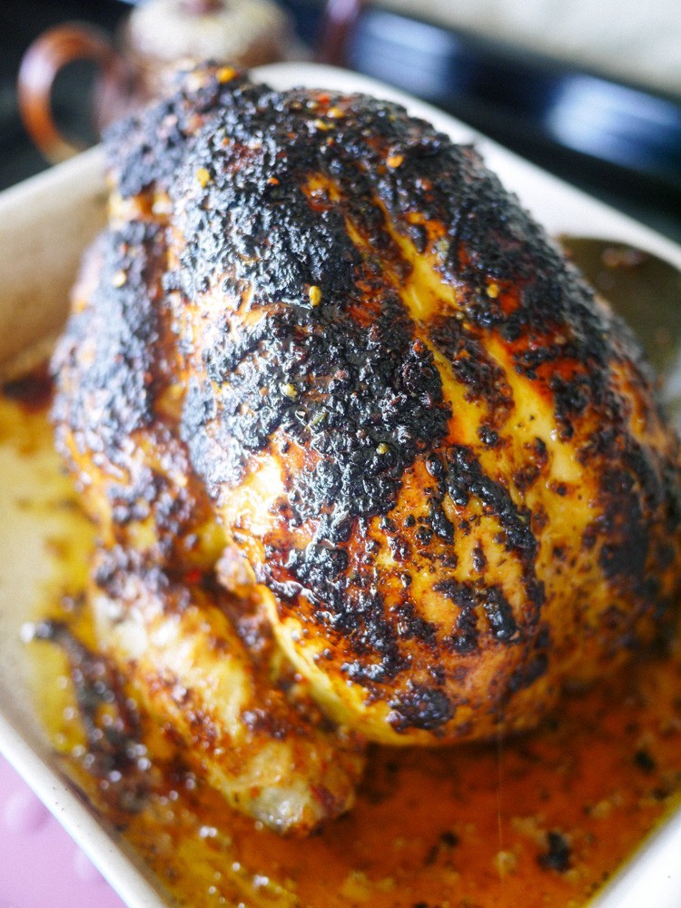 Spicy Portugese Roast Chicken with Sweet Peppers - The Londoner