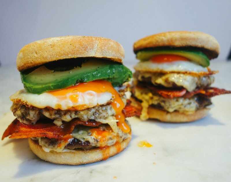 brunch burger recipe-7