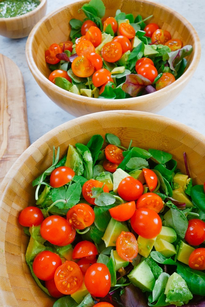 Caprese Salad + Pesto Dressing Recipe-3