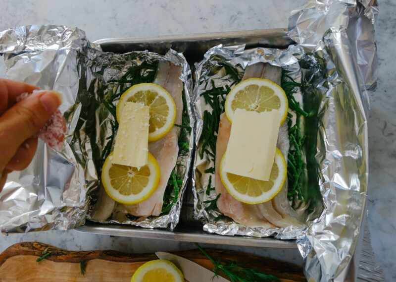 Steamed Fish and Samphire Parcels-10