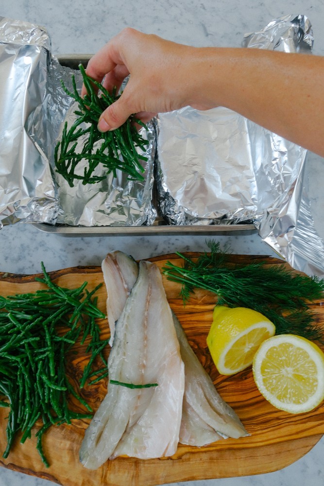 Steamed Fish and Samphire Parcels-2