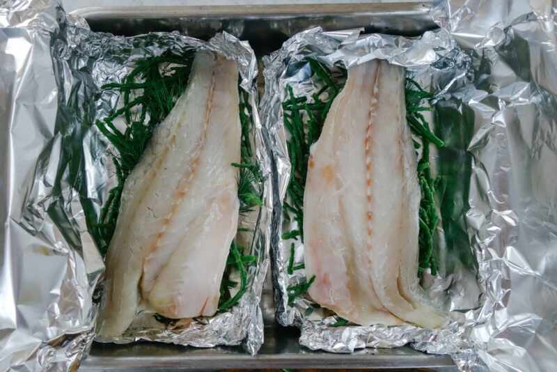 Steamed Fish and Samphire Parcels-6