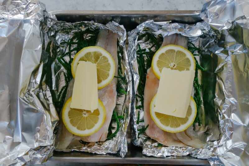 Steamed Fish and Samphire Parcels-9
