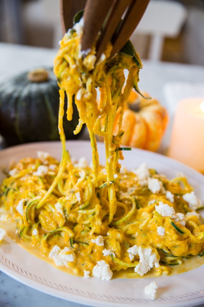 Low carb pumpkin sage courgetti recipe-2