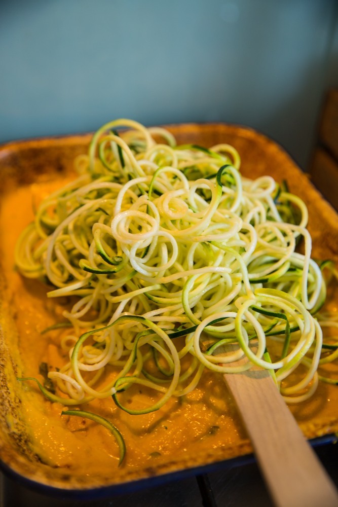 Low carb pumpkin sage courgetti recipe-8