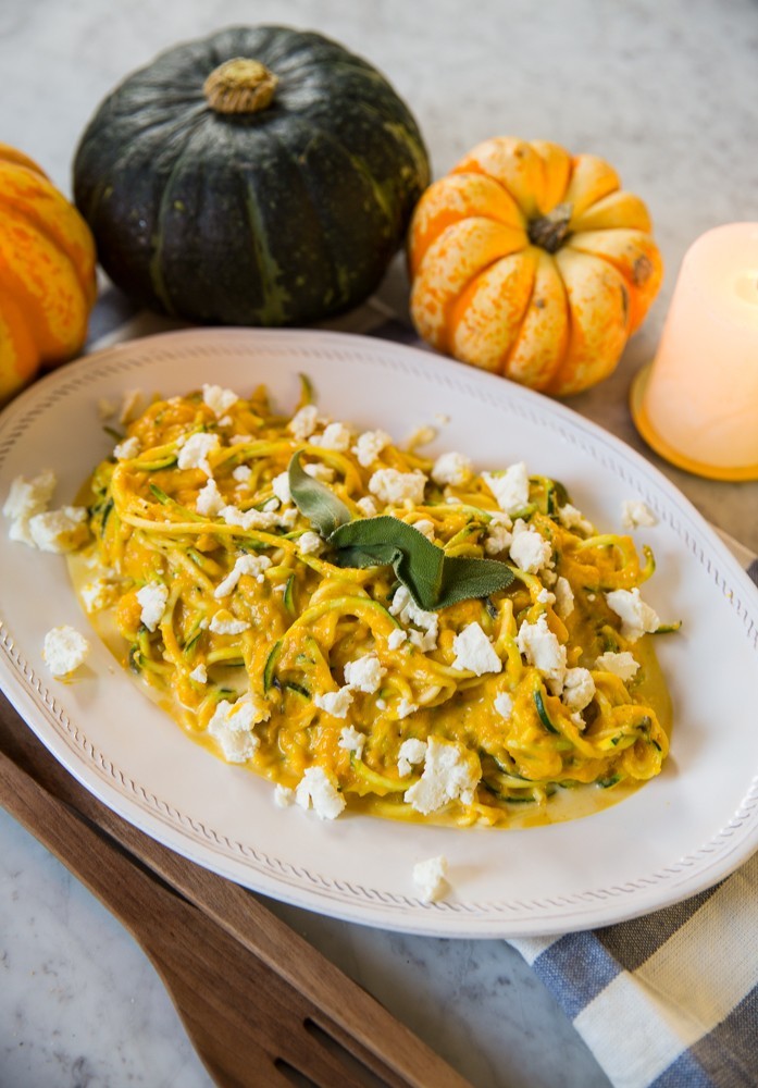 Low carb pumpkin sage courgetti recipe-9