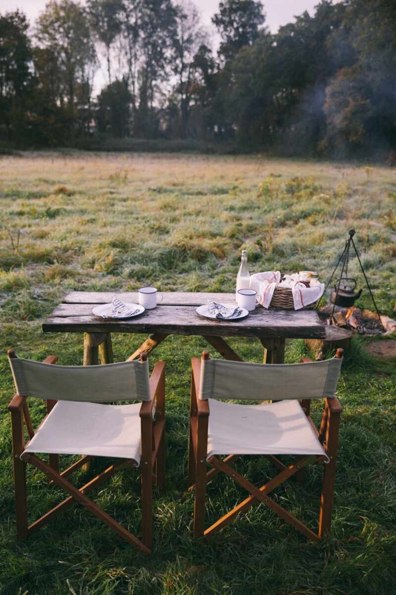 Campfire breakfast