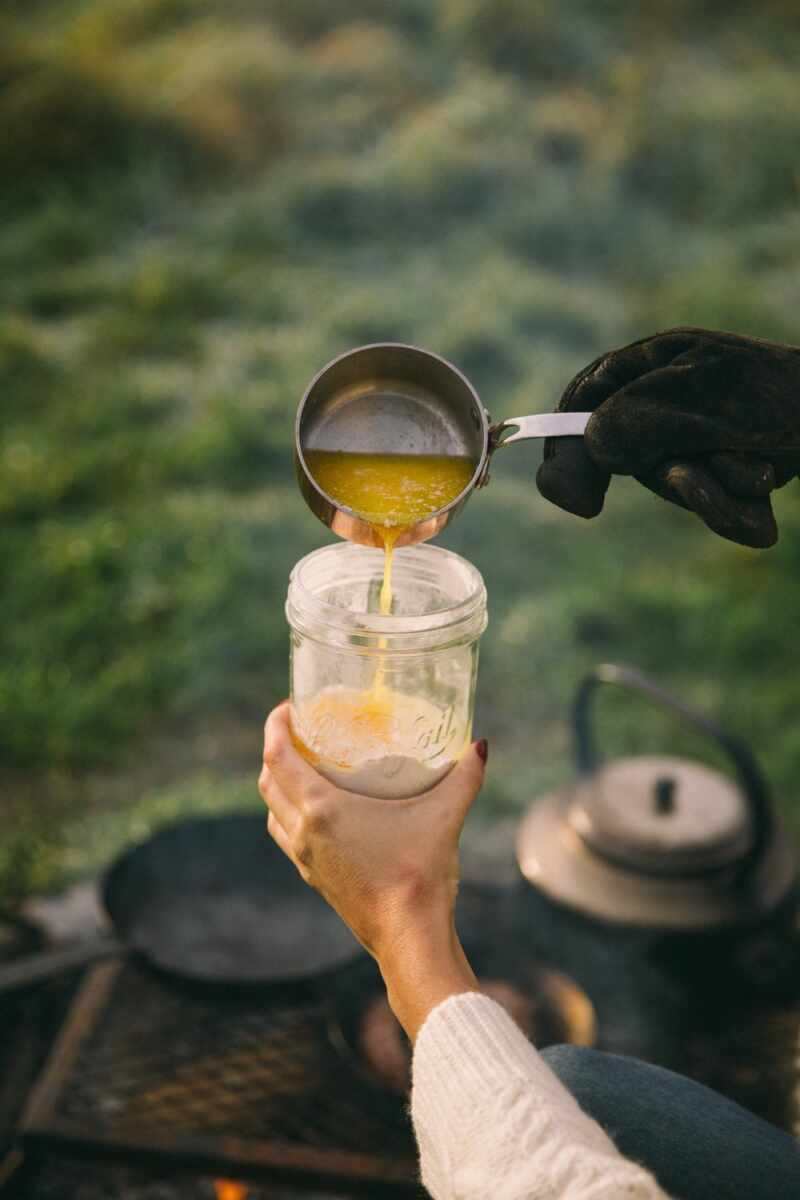 Camping pancakes