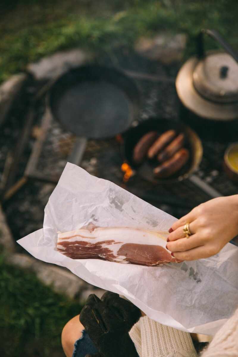 campfire bacon