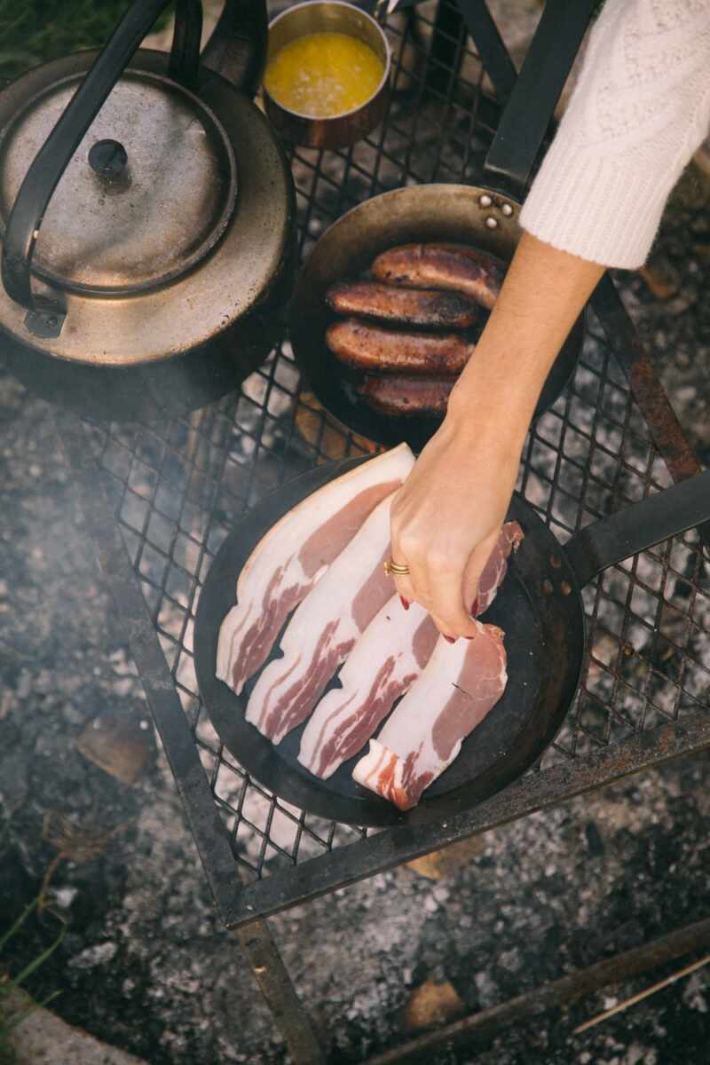 camping breakfast