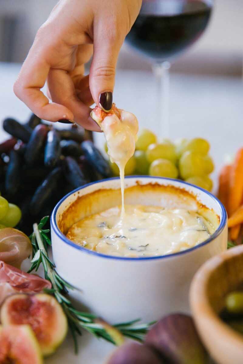 Herb and honey baked camembert-1