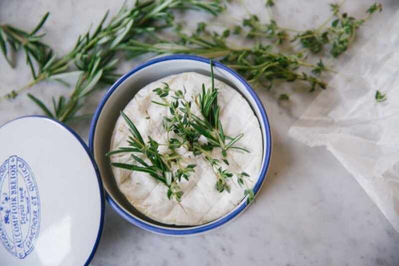 Herb and honey baked camembert-3