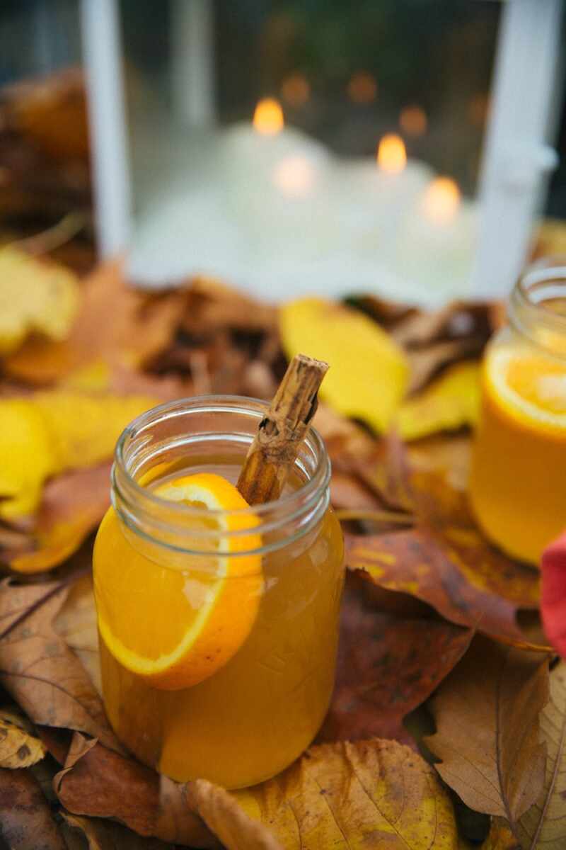 Mulled cider and candles