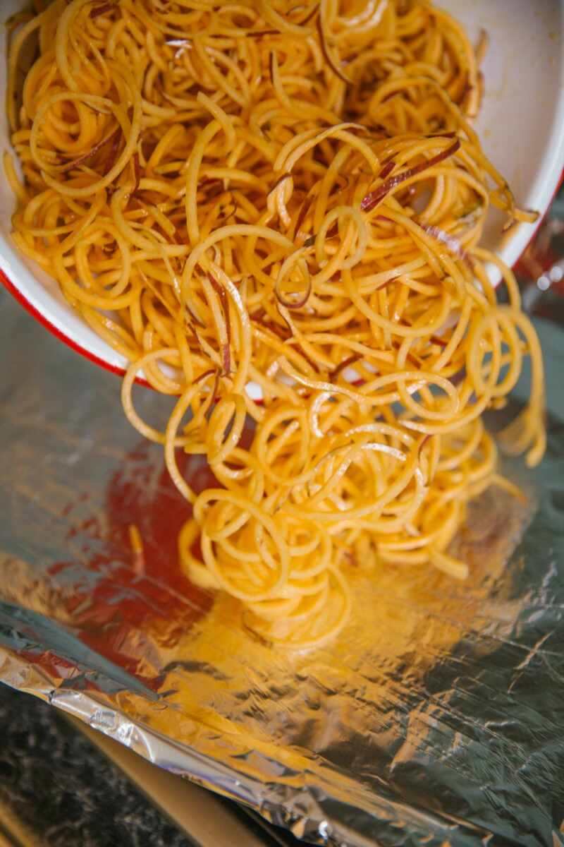 Sweet Potato Shoestring Fries-5