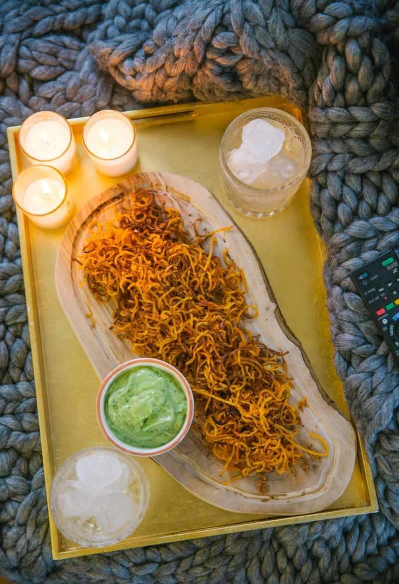 Healthy delicious movie night snack 