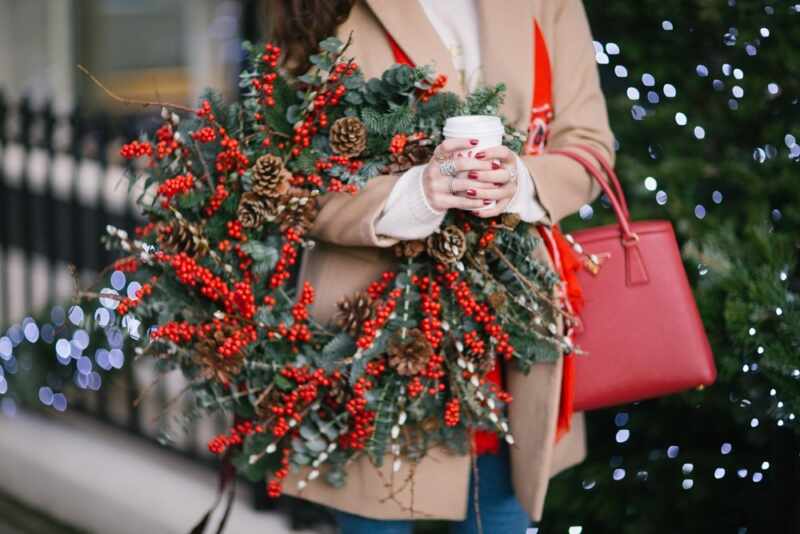 Red Berry Christmas Wreath