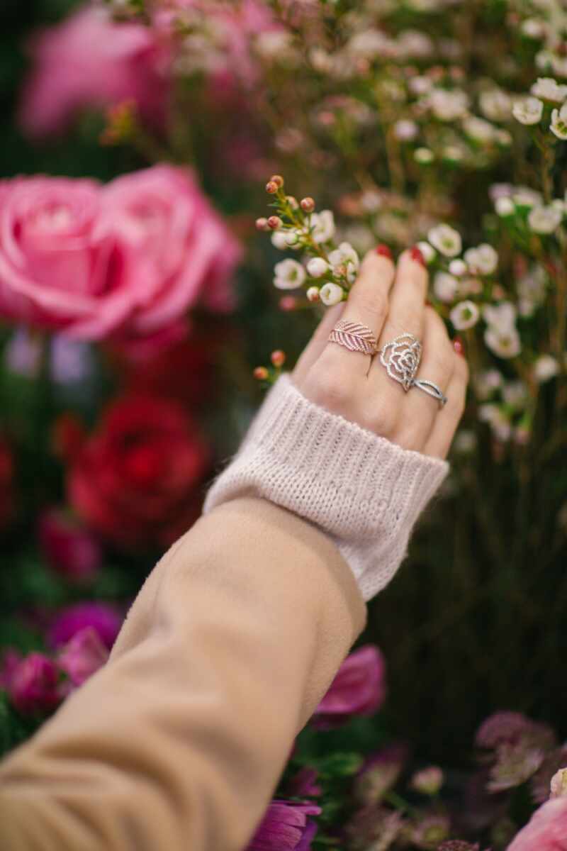 Rose Gold Leaf Ring