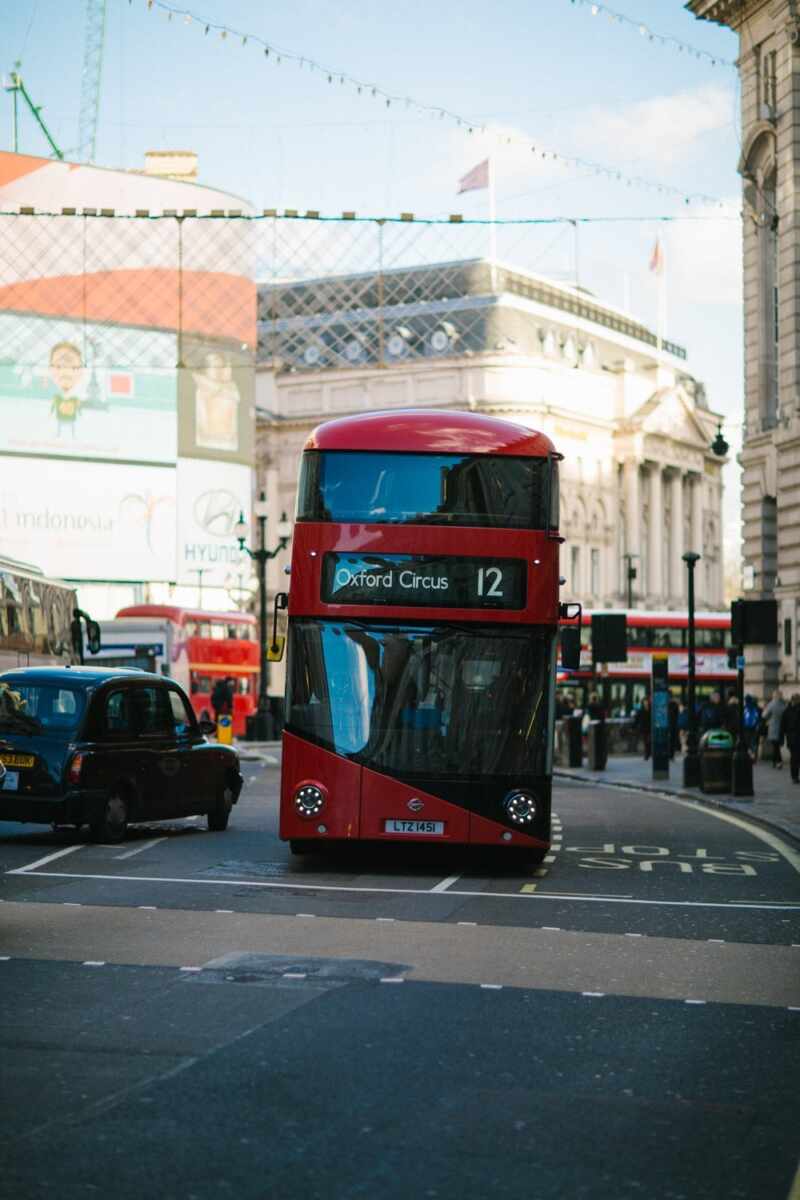 Red bus on Regent Street