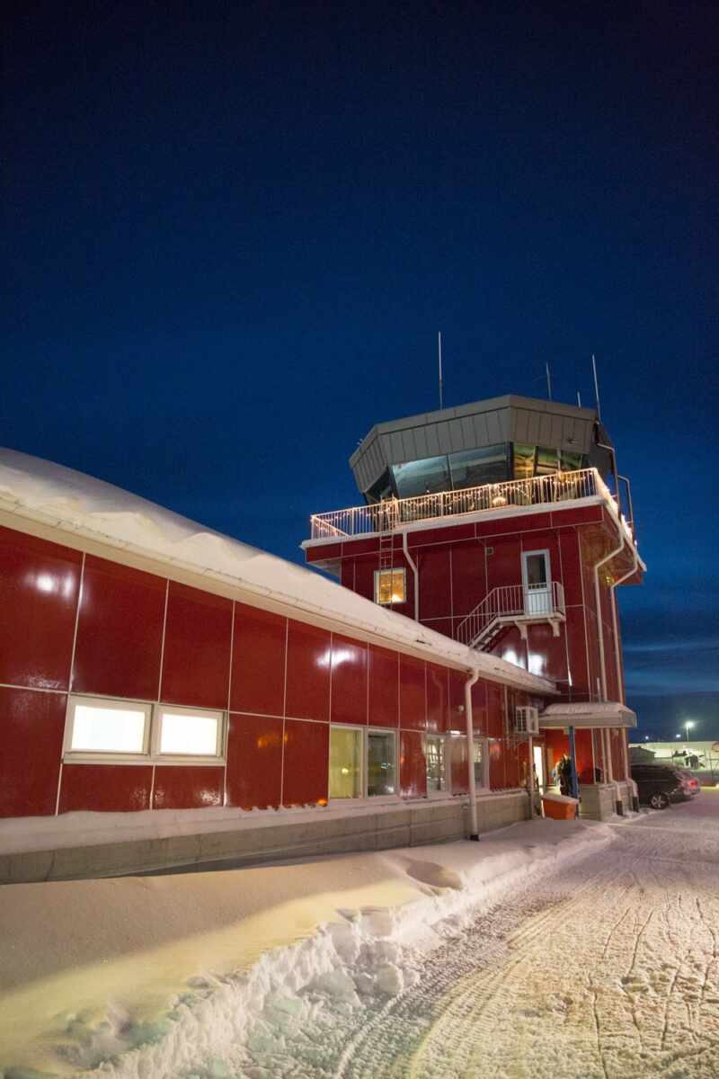 Lapland's little red airport