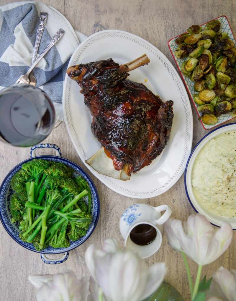 Sticky Slow Cooked Lamb - So easy and SO good! 