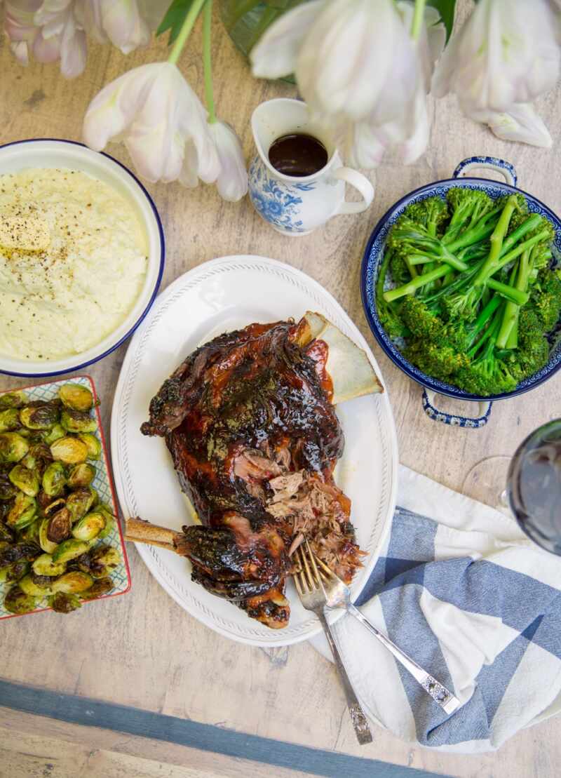 Sticky Slow Roast Lamb - Easy and spectacular! 