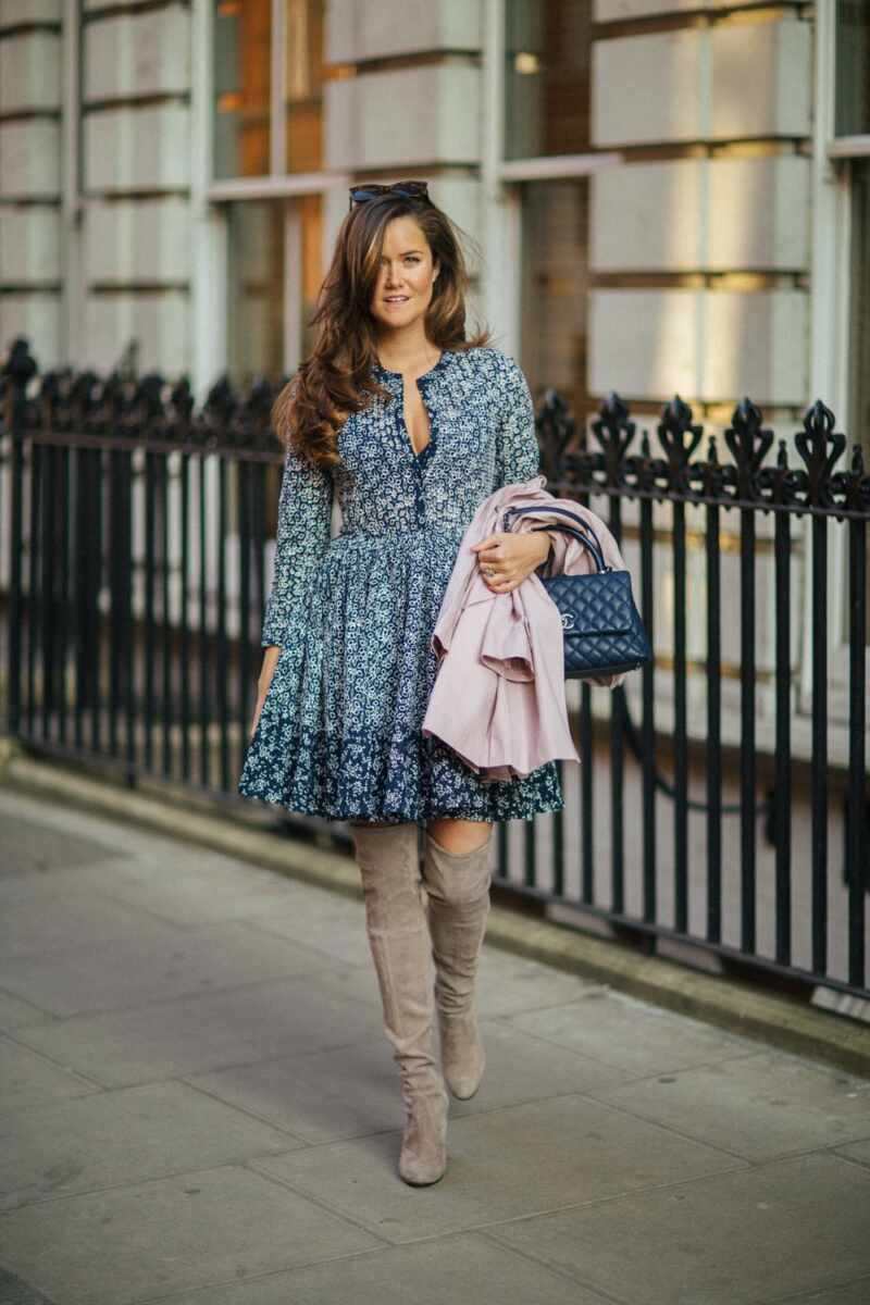 Dress and spring boots