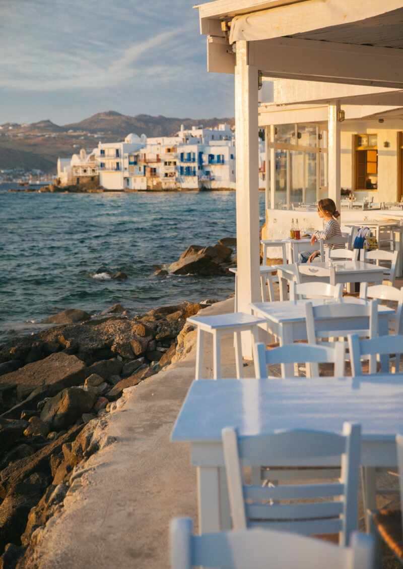 Sunset supper in Mykonos -10