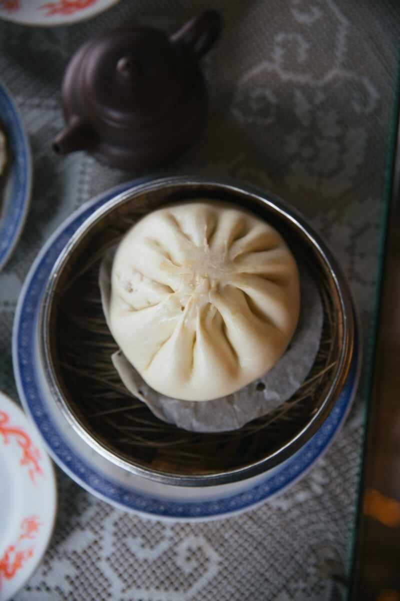 Giant steamed bun 