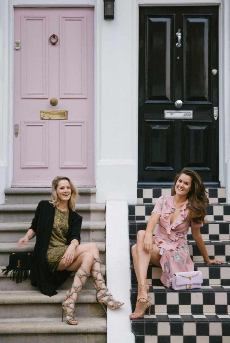 Pretty doorsteps in London