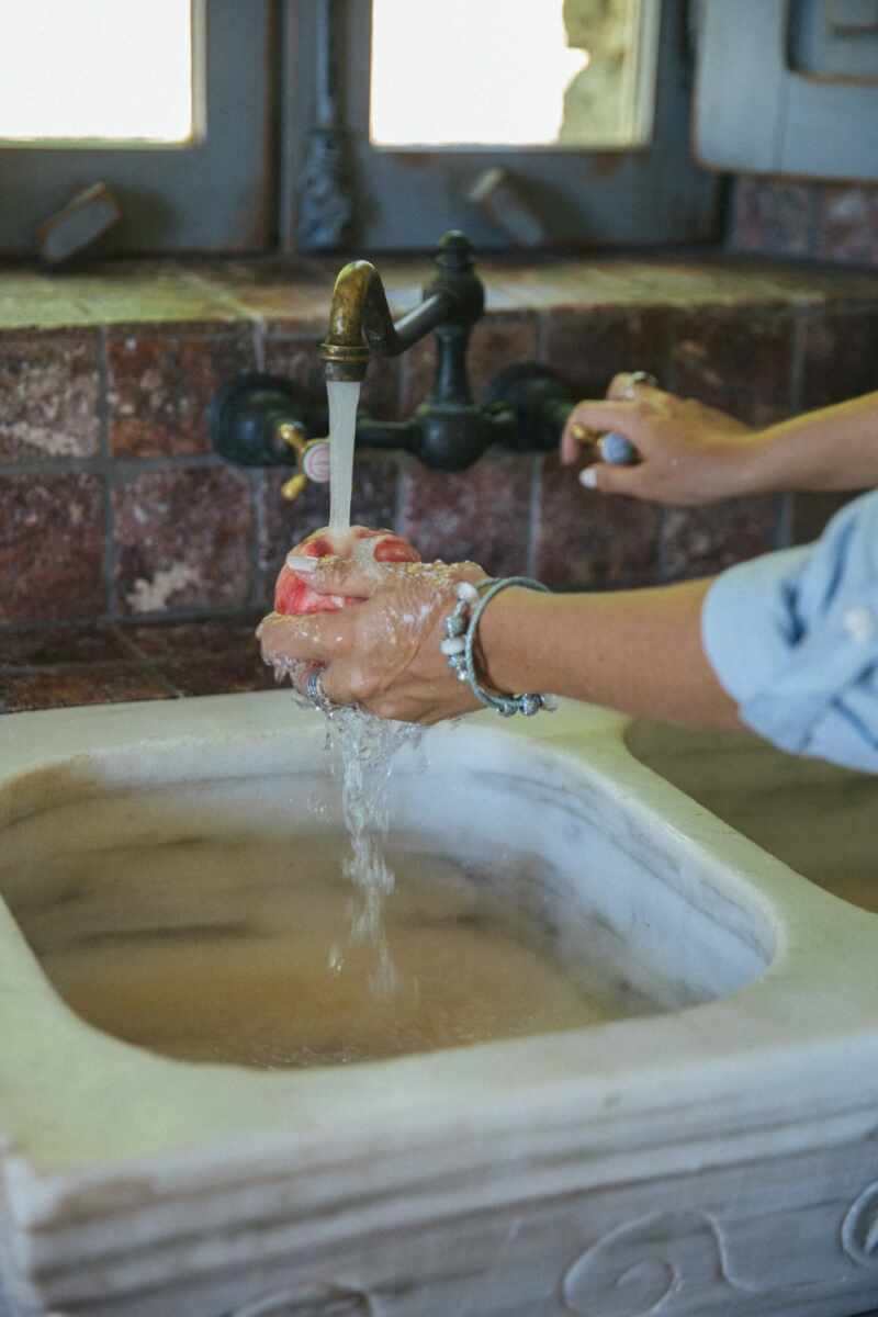 Marble sink