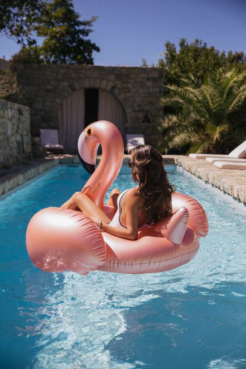 Rose gold flamingo!