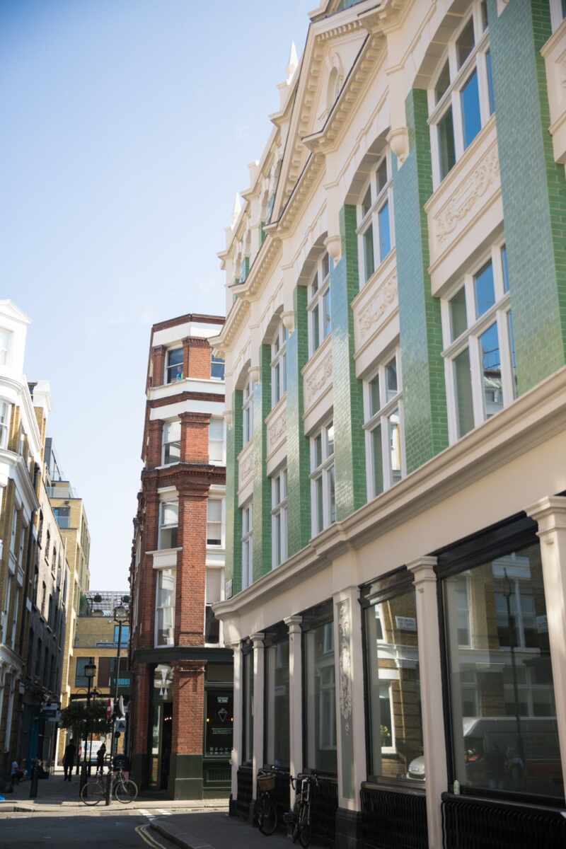Sunny Street in Soho, London