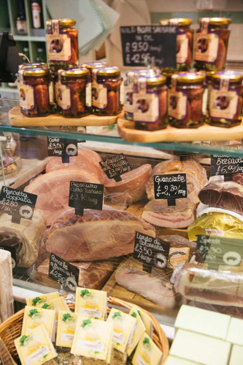 Italian Deli in Soho, London