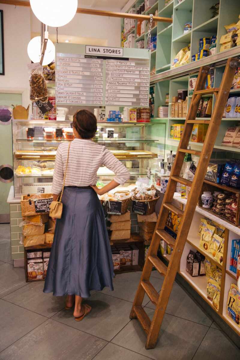 Lina Stores in Soho, London