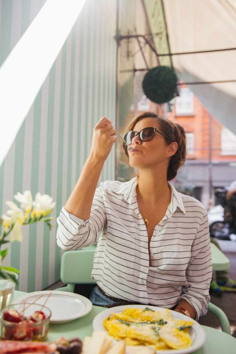 Summer lunch in Soho, London