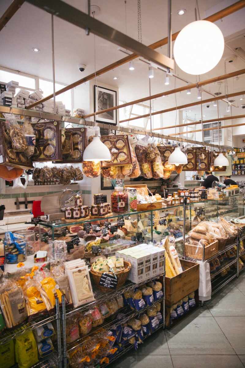Italian Deli in Soho, London