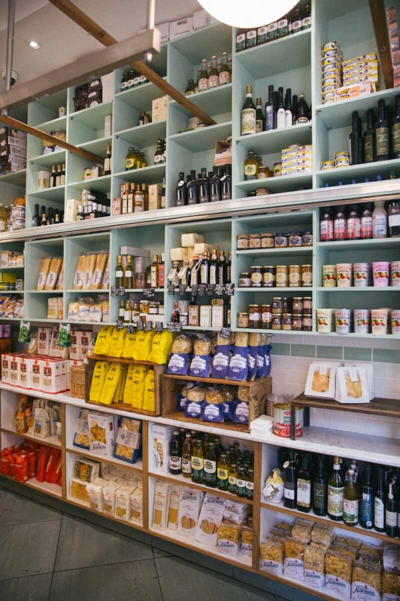 Italian Deli in Soho, London