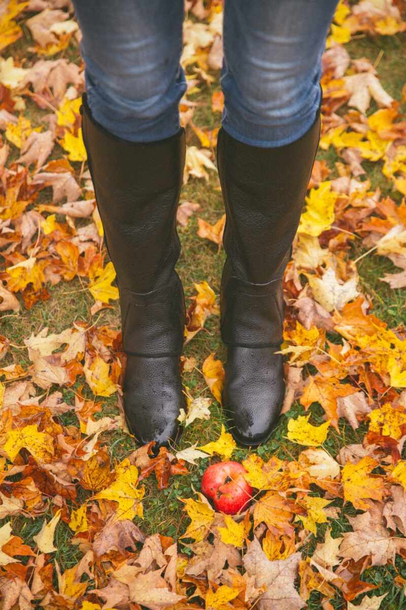 Autumn boots - convert from long to ankle length and back again! 
