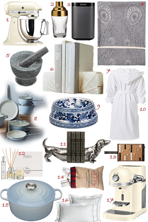 House warming pressies or gifts for the homemakers 