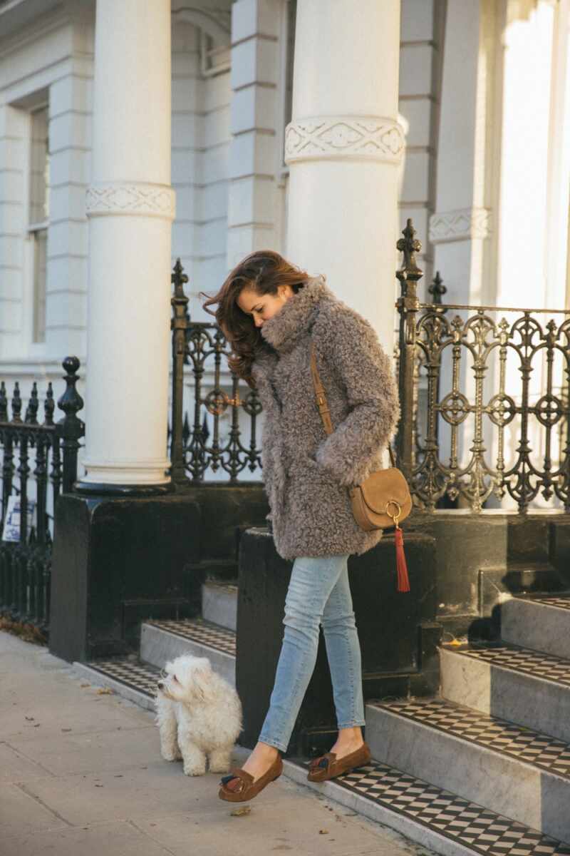 Shearling and suede 