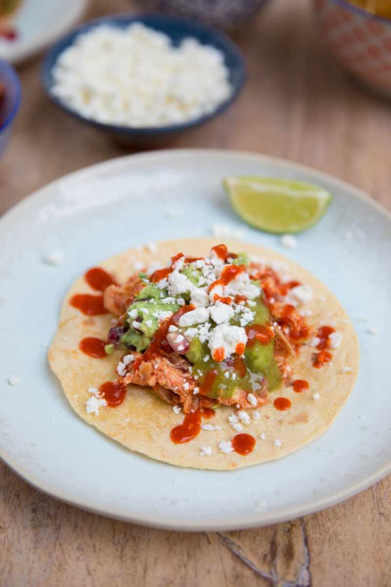 Leftovers Tacos - use up leftover chicken & turkey 