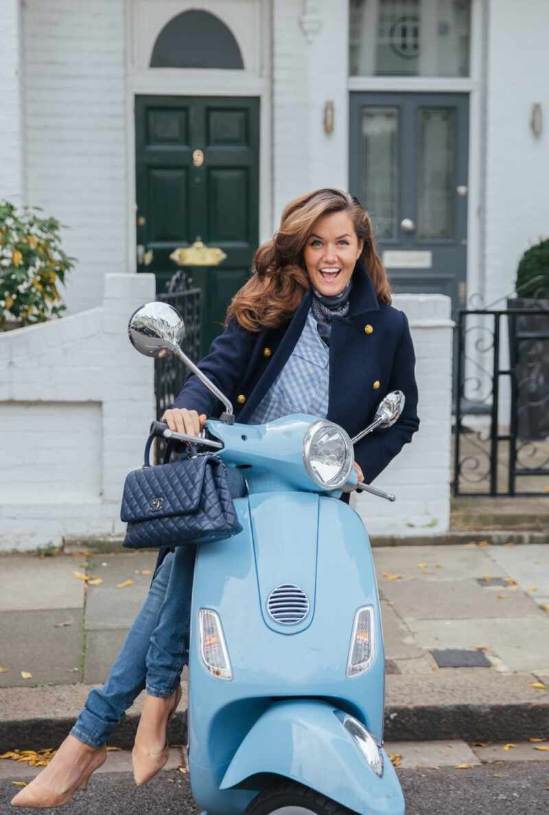 Blue vespa please!