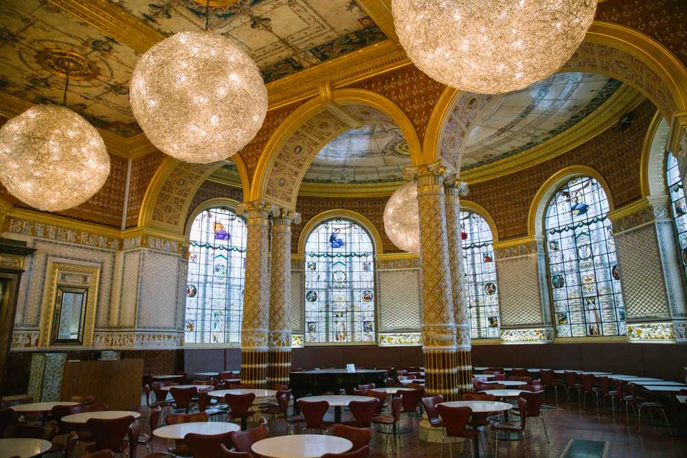 V&A Musuem cafe - a must visit in London!